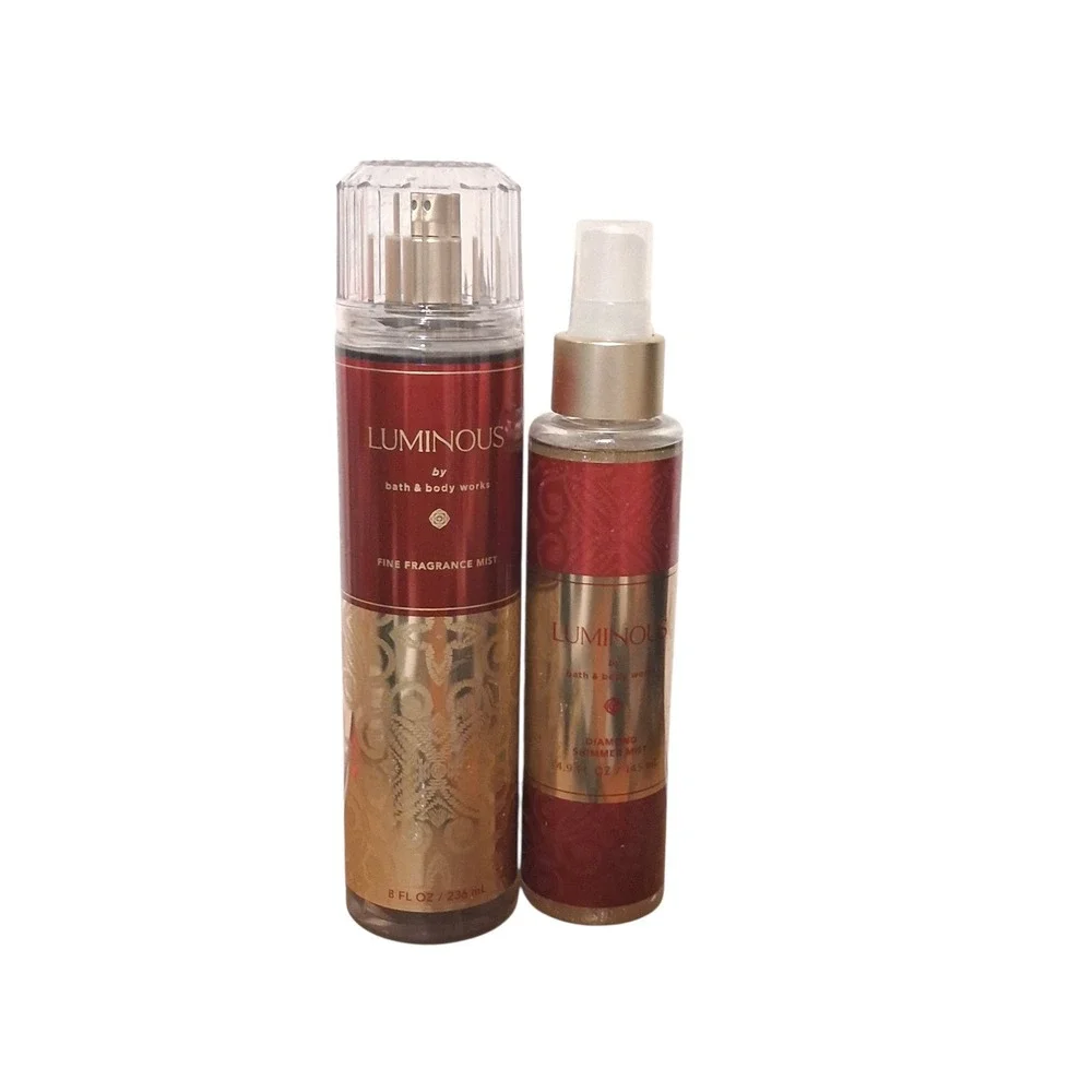 Rare Retired Bath & Body Works Womens Luminous Body Mist & Diamond Shimmer Iris